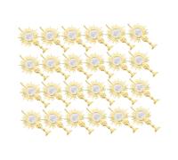 Yardwe 24Pcs Religious Party Decorations Vintage Holy Light Ornaments for Church Unique Festival Cake Toppers Sturdy Design for Use for Christmas and Religious Celebrations