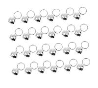 Yardwe 24pcs Replaceable Cat Bells Adorable Pet Accessory for Collars Jingle Sound for Holiday Cheer Craft for Cats and Dogs Pet Jewelry
