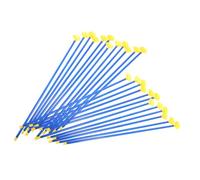 Yardwe 24pcs Replacement Soft Tip Suction Cup Arrows for Bow Plastic Arrows with Stable Flight Tail Design Durable Archery Accessories for Indoor Outdoor Shooting Practice