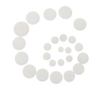 Yardwe 24pcs Sheepskin Bassoon Pads White Bassoon Accessories Easy to Use User-friendly Design for Repair and Maintenance Random Color