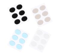 Yardwe 24pcs Silencer Pad for Drums Washable Reusable Drum Mute Pad Silicone Dampening Gel for Practice
