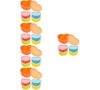 Yardwe 25 Pcs Mini Sauce Box with Lids Food-grade PP Stackable Storage | Sauce On-the-go, Portion Control for Lunches and Meal Prep, Smooth Edges, Indoor Barbecues