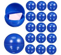Yardwe 25pcs Lottery Balls Hollow Plastic Pong Balls for Raffle Drawings and Party Games Blue for Event Decoration