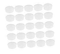 Yardwe 25pcs Silicone Flute Plugs Transparent Flute Stoppers for Open Flexible and Easy to Use for Beginners and Repair Parts