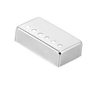 Yardwe 2pcs 50mm 52mm Silver Electric Guitar Pickup Covers Metal 6-hole Copper Accessories for Double Coil Style Guitar