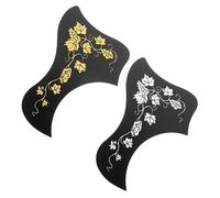 Yardwe 2pcs Acoustic Guitar Pickguard for Guitar Pvc Pickguard in Grapevine Design Protects Scratching Plates Supplies