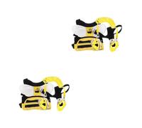 Yardwe 2pcs Adjustable Safety Harness Backpack with Integrated Leash for Boys and Cute Bee Design Breathable Ergonomic Straps Lost Walking Tether for Secure Outdoor Use
