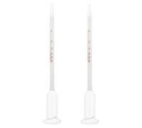 Yardwe 2pcs Alcohol Meter: Portable Hydrometer for Wine - 0-25% Alcohol Content Measurement Tester for Homemade - Wine Making Supplies