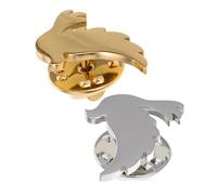 Yardwe 2pcs Alloy Peace Dove Brooch Pins Symbolic Bird Lapel Pins for Charity Events and Daily Wear Elegant Gold and Silver Accessories Justice and Peace
