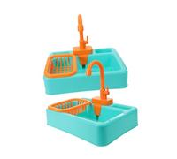 Yardwe 2pcs Automatic Water Circulation Bird Bath Tub for Parrots Lightweight Shower Box Faucet for Birds Fun and Engaging Pet Cleaning Supplies