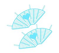 Yardwe 2Pcs Backseat Protective Net for Electric Bike Child Safety Barrier Sturdy Plastic Bike Protective Mesh for Boys and Girls Family Use