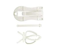 Yardwe 2pcs Bird Cage Fixed Clip Cuttlebone Clamp Multi-functional Vegetable Cuttlebone Holder for Parrots and Small Birds Easy Installation Random Style