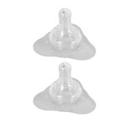 Yardwe 2pcs Breastfeeding Silicone Nipples Shield Protectors Set Safe Food Grade Covers for Nursing Mothers Strong Suction Design Comfortable Reusable Breastfeeding Shields