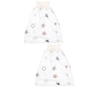 Yardwe 2pcs Breathable Cotton Training Pants High Waist Reusable Underwear for Toilet Training Boy Girl Essential White
