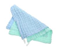 Yardwe 2pcs Burping Cloth Absorbent Washcloth for Boy Girl Cotton Washcloth Muslin Squares for Girl Muslin Cloths Wash for Spit-up Scenario
