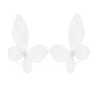 Yardwe 2Pcs Butterfly Wings for Sparkly Fairy Costume Wings for Birthday Parties Halloween Dress Up and Detailed Design for Little Princess Parties