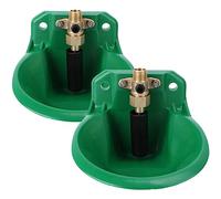 Yardwe 2pcs Cattle Water Fountain Drinking Automatic Bowl Water Feeder for Livestock Sheep Water Feeder Pig Water Fountain Pet Supplies Pet Accessory Plastic