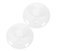 Yardwe 2pcs Ceramic Teapot Lids Replacement Caps with Vintage Style, Resistant to Deformation, Suitable for Teapots and Cups, for Parties and Camping