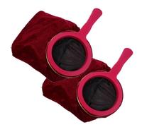 Yardwe 2pcs Change Bag with Twisting Handle for Illusion Tricks Zippered Stage Prop for Adults and Boys and Girls Make Things Appear and Disappear for Performances and Parties