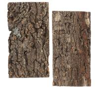 Yardwe 2pcs Cork Bark Reptile Bark Aquarium Decor Safe and Easy to Move for Aquarium Landscaping Decoration Create a Natural and Healthy Habitat for Pets