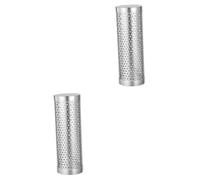 Yardwe 2pcs Daily Use Grilling Tube Reusable Stainless Steel Smoking Tube for Camping