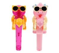 Yardwe 2Pcs Dinosaur Shaped Lollipop Holder Creative Lollipop Robot for Interactive Candy Box for Sharing Fun Holder
