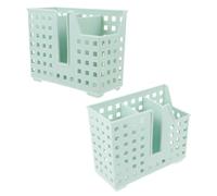 Yardwe 2pcs Dishwasher Cutlery Basket, Small Item Draining Basket, Multi-function Draining Rack for Utensils and Chopsticks, Wall-Mounted Kitchen Storage