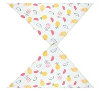 Yardwe 2pcs Dog Bandana Fruit Pattern Lightweight Scarf for Pets for Parties and Birthdays Easy to Clean Stylish Pineapple Design