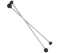 Yardwe 2pcs Double-head Percussion Mallets for Drums and Bells, Rubber Material, Light Weight and Resistant to Deformation, Providing Greater Reach, for Students and Professionals