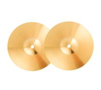 Yardwe 2pcs Drum Cymbals Fadeless Professional Jazz Drum Cymbals for Replacement