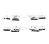 Yardwe 2pcs Durable Cymbal Tambourine Dynamic Ring Drum Set Accessory for Jazz Drummers and Musicians Performance Tone Production