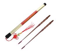 Yardwe 2pcs Ebony Head Piano Bamboo Yangqin Jean Bamboo for Professional Dulcimer Musical Instrument Accessories for Practice Sessions