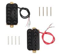 Yardwe 2pcs Electric Guitar Pickup Double Coil Humbucker Replacement with Dual-coil Magnetic Design, Clean Audio and Refined Performance, Suitable for Guitar Repairs and Stage Performance