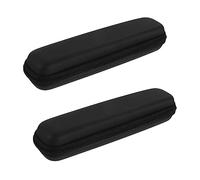 Yardwe 2pcs Eva Harmonica Case Protective Storage Pouch for Shockproof Harmony Lightweight Travel Case for Blues Harmonicas Compact and Zipper Design for Musicians the Go