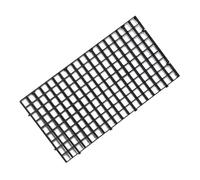 Yardwe 2pcs Fish Segregation Board Black PC for Aquarium Fry Separation | Tank Divider Grid, Supports Fry Survival, Separates Aggressive and Weak Fish, Black Finish