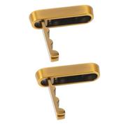 Yardwe 2pcs Foldable Coat Hooks Wall Mounted Zinc Alloy, Heavy Duty Golden Fold up Hooks with Effortless Installation, Modern Minimalist Design for Apartments and Bathrooms