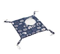 Yardwe 2pcs Guinea Pig Bed Soft Warm Hamster Hammock Plush Chinchilla Bed Hanging Pet Supplies for Seasons