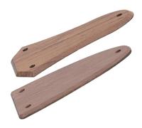 Yardwe 2pcs Guitar Adjustment Lever Truss Rod Covers for Electric Guitar Wood Material Practical Parts for Repairing and Protecting the Truss Rod Caps