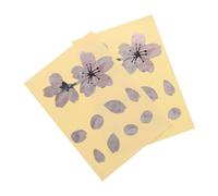Yardwe 2pcs Guitar Fretboard Stickers Flower Petals Design Reusable Acoustic Electric Guitar Decals