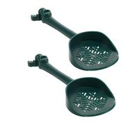 Yardwe 2pcs Hamster Sand Bath Scoop Small Animal Urine and Bath Sand Cleaner Lightweight Plastic Cage Cleaning Tool for Gerbils Hamsters Guinea Pigs