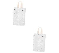 Yardwe 2pcs Hanging Tissue Bag Wet Tissue Dispenser Storage Bag Wipes Dispenser for Travel Bathroom Use Portable Wipes Container Extractive Wet Towel Packaging