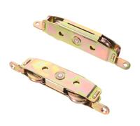 Yardwe 2pcs Heavy-Duty Sliding Door Tandem Roller with Double Iron Wheels, 6.3x1.5x0.7in, Prevents Wobbling and Ensures Smooth Sliding for Glass Doors and Old Sashes, for Maintenance