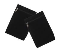 Yardwe 2pcs Hidden Canvas Sew-in Side Pocket with Smooth Zipper Closure for Robe and Jacket, Versatile Compatibility for Handcraft DIY and Clothing Repair, Black Concealed Pocket