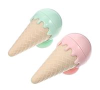 Yardwe 2pcs Ice Cream Shaped Catnip Toys for Indoor Cats Interactive Chew Toys for Kittens Keep Cats Active Healthy Reduce Biting Behavior Adorable for Playtime