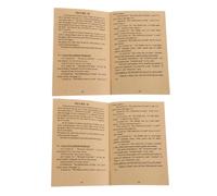 Yardwe 2Pcs Mahjong Rule Book and Learning Guide Comprehensive Instructions for Beginners Includes Strategies and Techniques for Playing Mahjong for Social Gatherings