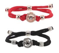 Yardwe 2pcs Matching Bracelets for Couples Long Distance Relationship Touch Bracelets with Sensitive Sensing and Alloy Rope Material for Daily Wear and Extended Usage