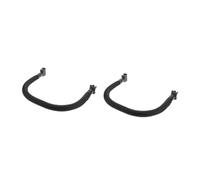 Yardwe 2pcs Metal Stroller Armrest Handle Bar with Soft Sponge Grip Practical and Safe Stroller Accessory Compatible with Various Models for Boy Girl