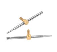 Yardwe 2pcs Metal Violin Bow Frog Screw Rod for Violin Bow Repair Screw Replacement Part for Practicing and Musical Equipment Maintenance
