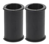 Yardwe 2pcs Microphone Shock Mount Rubber Gaskets Made of Sturdy Black Rubber, Easy to Put and Remove, Protect Microphone from Slipping and Loosening, for Live Streaming and Recording