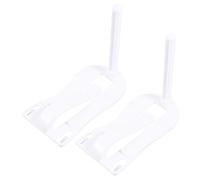 Yardwe 2PCS Multi-Functional Bird Food Holder Vegetable Clip for Parrots Cuttlefish Bone Snack Holder Sturdy Plastic PET Supply